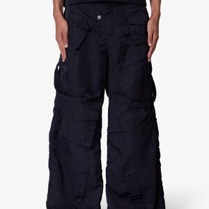 mnml Strapped Up Raver Double Cargo Pants - Black Size 30Black / 30